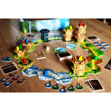 Wandering Towers, Strategy Board Game About Trapping Wizards, Movement, Magic & Spells, Fun Family Games For 6 Players, Ages 10+