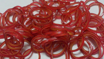 Rainbow Loom Pearl: Sparkle Maroon