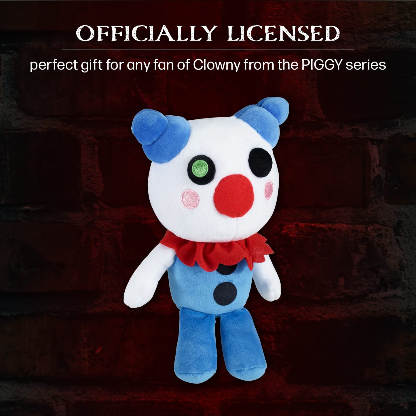 Piggy Clowny Plush Toy Stuffed Animal, Series 1 Clowny Collectible