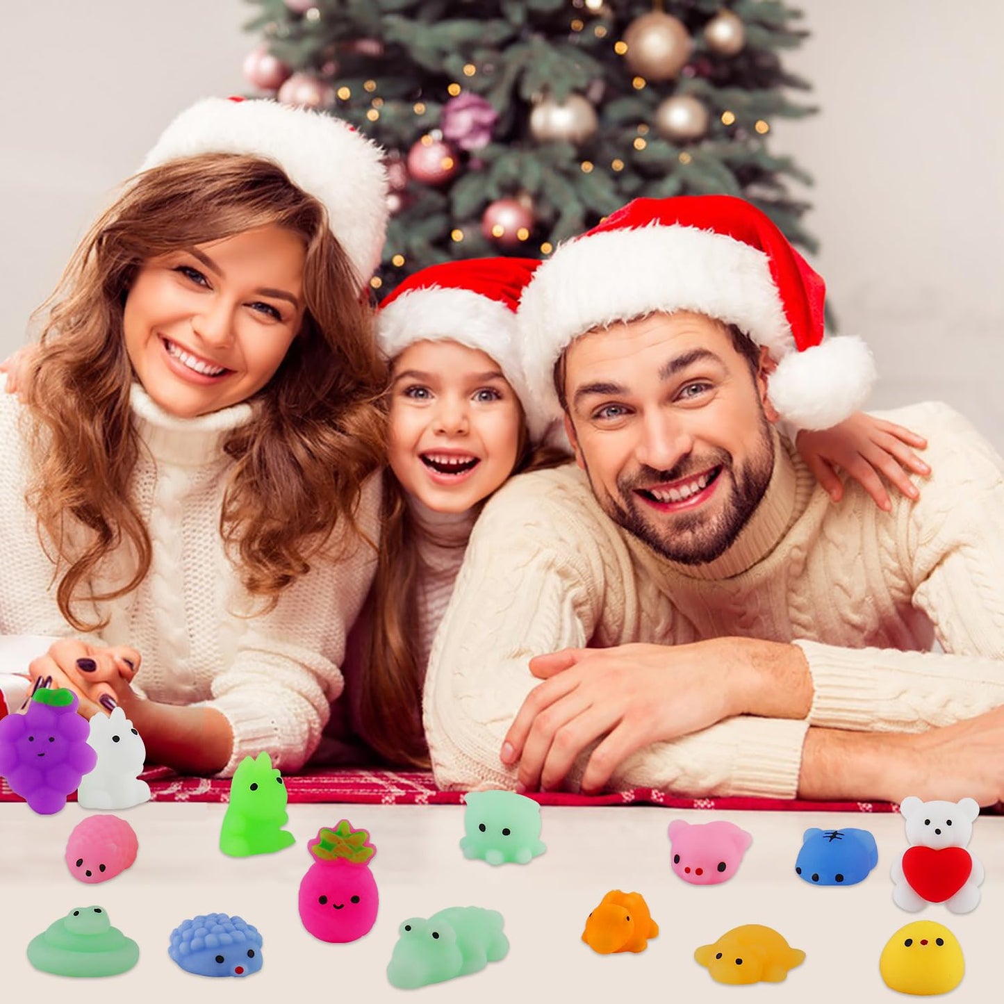 NANEEZOO Squishy Toys Random 60 Pack Mini Squishy Mochi Party Favors for Kids 4-8 8-12 Stress Relief Toys for Boys Girls Goodie Bags Xmas Gifts Classroom Prizes (60 Pack)