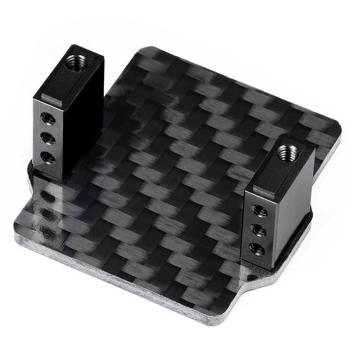 BRKRC Carbon Fiber Servo Mount/Radio Deck for Standalone ESC/Receiver for Arrma 1/18 Granite GROM MEGA 380 Brushed 4X4 Monster T