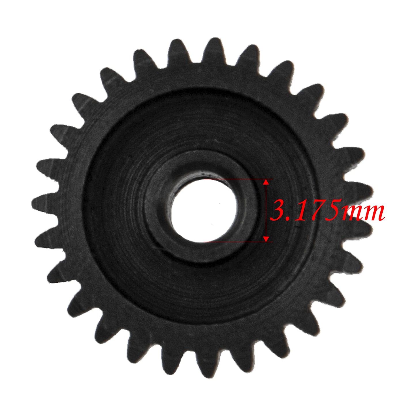 5Pack ShareGoo Steel 48P 3.175mm Pinion Gear Sets 23T 24T 25T 26T 27T fit 3.175mm (1/8-Inch) Shaft Compatible with Arrma HPI Kyo