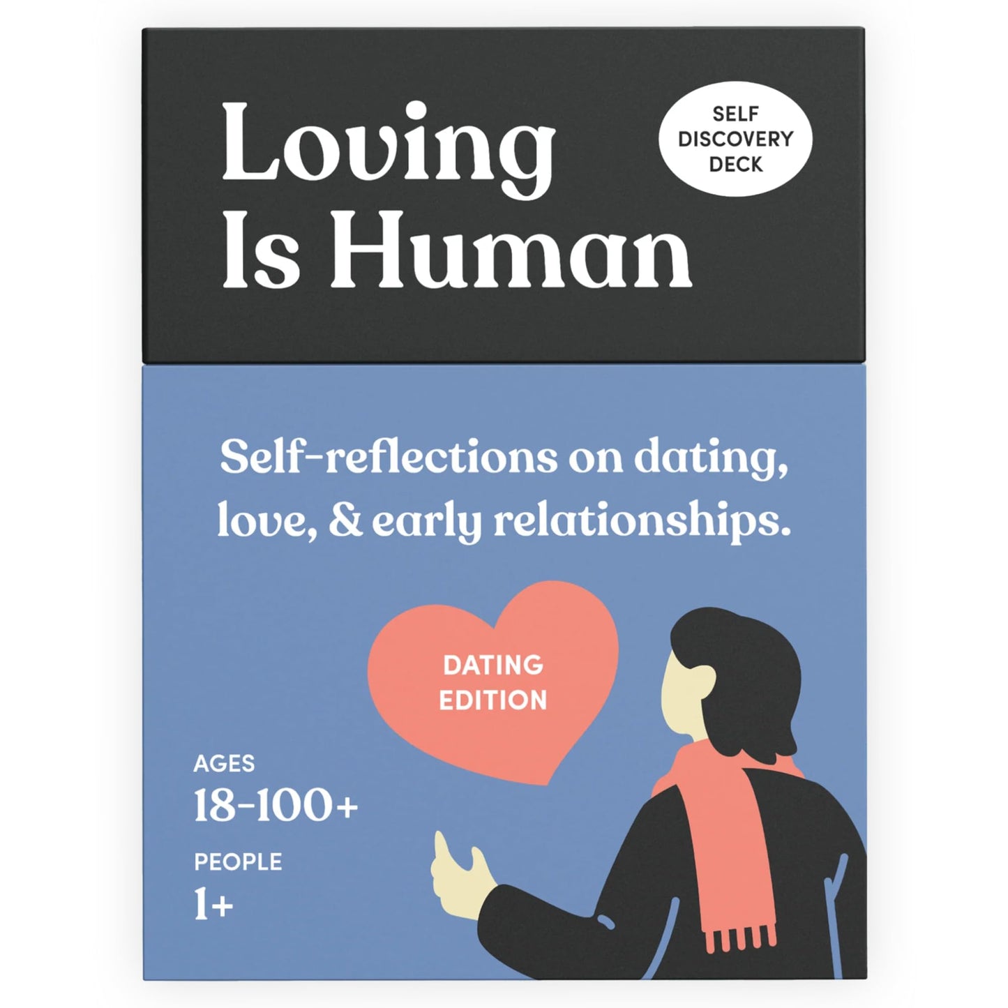 Loving Is Human (Dating Edition) | 140 Conversation Cards To Help Deepen Romantic Relationships | Self-Reflections On Dating, Lo
