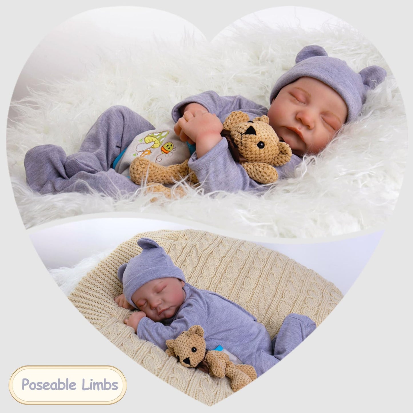 Aori Lifelike Reborn Baby Dolls Boy,18 In Baby Soft Body Realistic-Newborn Baby Dolls, Real Life Baby Dolls With Accessories For Kids Age 3+