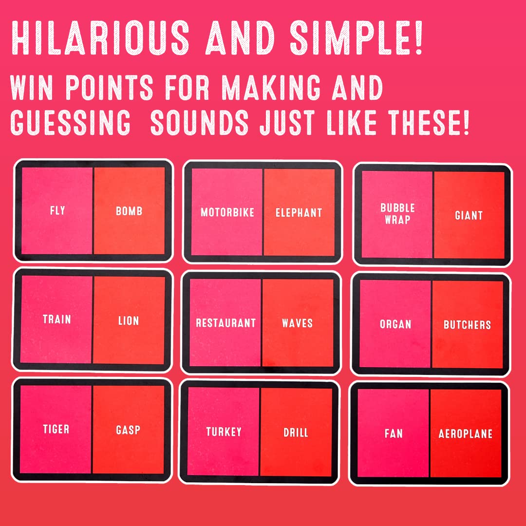 Soundiculous: The Hilarious Pocketsize Party Game Of Ridiculous Sounds That Gets The Whole Family Laughing.