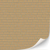 3 Sheets Self-Adhesive Brick Wall Cladding For Dollhouses Scale 1:12 (Ochre)