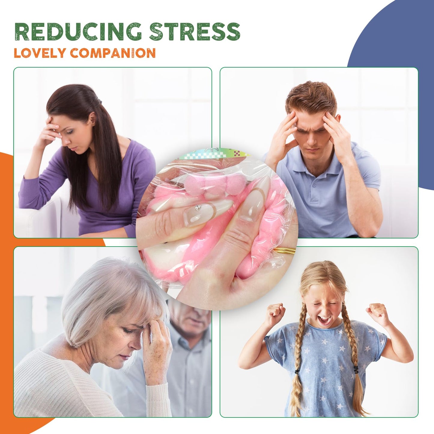 Taba Squishy Toys Valentines Cat Paw Cute Kawaii Squeeze Toys Sticky Squishy Fidget Toys Silicone Squeeze Toy for Stress Relief Cute Soft Toys Best Valentines Gift for Anniversary (Caterpillar Pink)