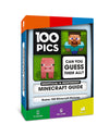 100 PICS Unofficial & Independent Minecraft Guide - Guess 100 Minecraft Items | Flash Cards with Slide Reveal Case | Card Game,