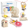 Poraxy 6 In 1 Stem Toys For Kids Ages 8-12, Stem Kits, 3D Wooden Puzzles, Educational Science Projects Building Model Kits, Birthday Gifts For Boys And Girls Ages 7 8 9 10 11 12 13 Years Old