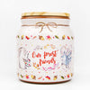 Pintoo 3D Puzzle Jar - 96 Plastic Pieces, Medium Size, Divider for Pens & Utensils, Wooden Lid, Model BB1001, Create Your Dreams