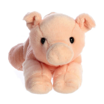 Aurora® Mini Flopsie™ Percy™ Stuffed Animal - 8" Pink Polyester Toy for Kids and Toddlers - Model 31180