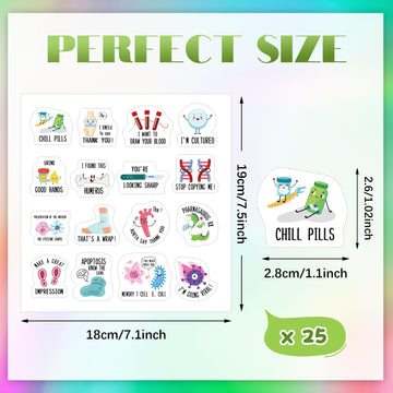 400 Pcs Nursing Stickers Funny Pun Nurse Stickers Medical Themed Decals Nursing Student Stickers Nurse Accessories For Water Bottles Laptop Envelopes Phone Nurses Week Supplies(Cute)