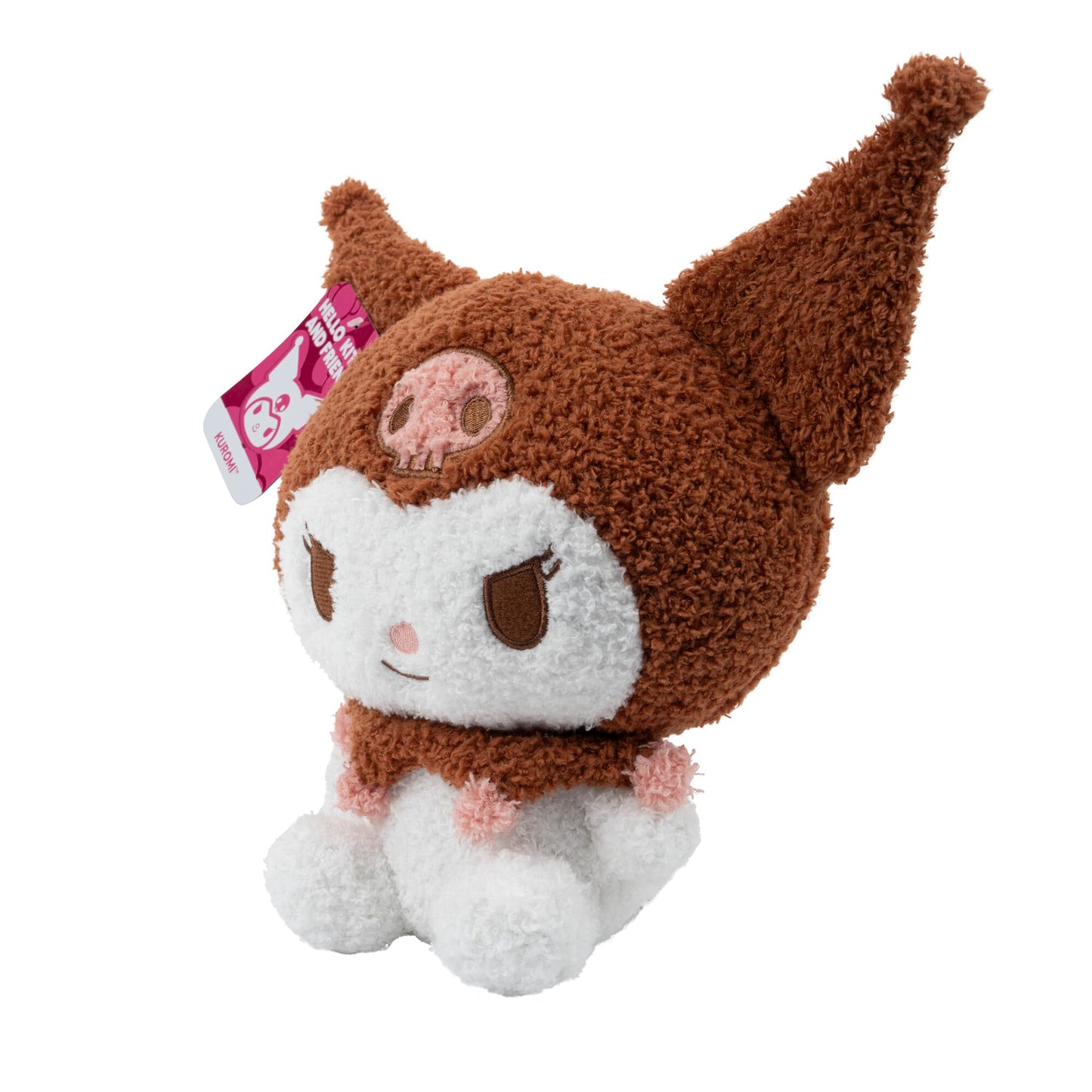 Hello Kitty And Friends 8' Kuromi Velveteen Plush - Officially Licensed Sanrio - Cute Soft Doll Stuffed Animal Toy Figure - Valentine'S Day & Easter Basket Stuffer Gift For Kids, Boys, Girls - 2+