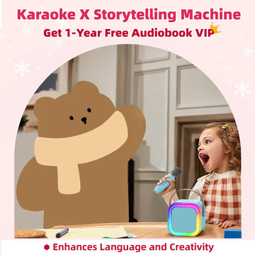 Kinglucky Top Mini Karaoke Machine For Kids (With 14M+ Songs) Valentines Birthday Gifts Toys For Girls Ages 3-12+, Portable Mini