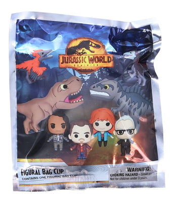 Jurassic World Blind Bag 3D Foam Bag Clip One Random
