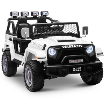 Ottaro 2 Seater Ride On Truck, 12V Large Electric Vehicles Battery Powered Cars For Kids With Remote Control, Spring Suspension,