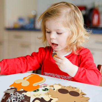 Fennoral 12 Pack Fall Craft Kit For Kids Make You Own Fall Animal Foam Stickers Fall Arts And Crafts Diy For Kids Boys Girls Par