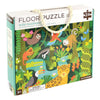 Petit Collage Wild Rainforest Floor Puzzle, 24 Pieces, 18” x 24”, Paper, Model PTC146, Perfect Gift for Kids Ages 3+