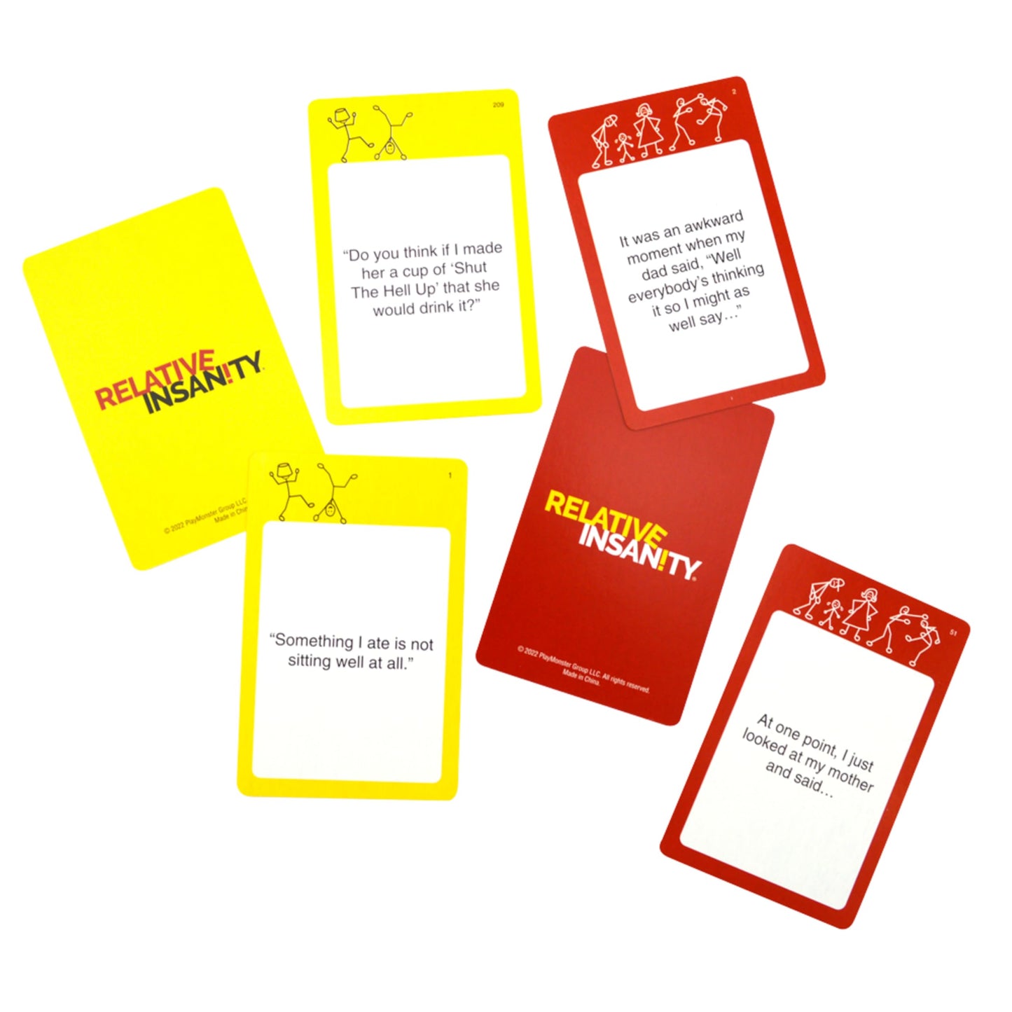 Relative Insanity By Jeff Foxworthy - Multi-Player Card Games For Family Night, Ages 14+