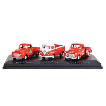 1/72 Classic Pickups Set (1948 Ford F1 Pickup, 1962 Volkswagen T1 Pickup & 1953 Chevrolet 3100 Pickup)