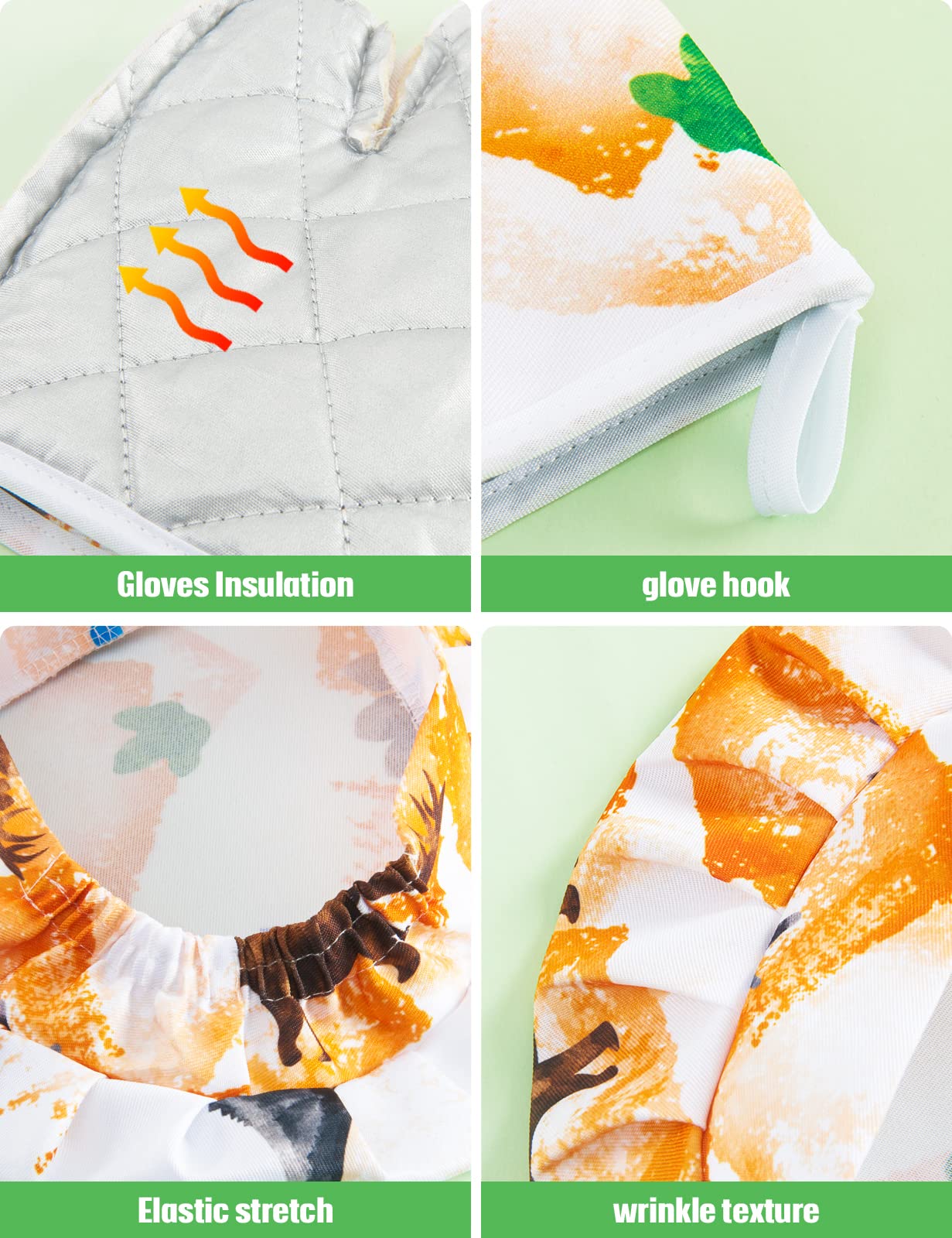 Wernnsai Dinosaur Apron Set - Waterproof Chef Artist Cooking Aprons For Kids Boys Toddler Kitchen Apron With Adjustable Strap Pocket Chef Hat And Mittens For Baking Painting (Extra Small, 2-5 Years)