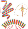 Hiunicorn 20Pcs Rainbow Party Favors - Dance Ribbons For Kids Circus Carnival Rhythmic Gymnastics Birthday Party Decoration Supplies, Ribbon Baton Twirling Sticks Silks Streamers Wands For Girls