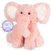 SuzziPals Elephant Stuffed Animal - Heatable & Coolable, Lavender Scented, Pink Plush Toy, Microwavable Heating Pad, Model 23-P