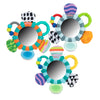 Nuby Look-at-Me Mirror Teether Toy, Silicone, 1 Count, Colors May Vary, Model 6583