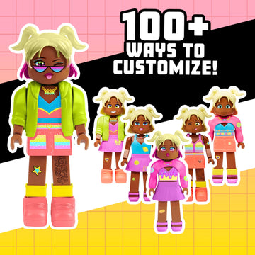 My Avastars DJ-Candy Fashion Doll - 11 Multicolored with 2 Outfits & 100+ Customization Options