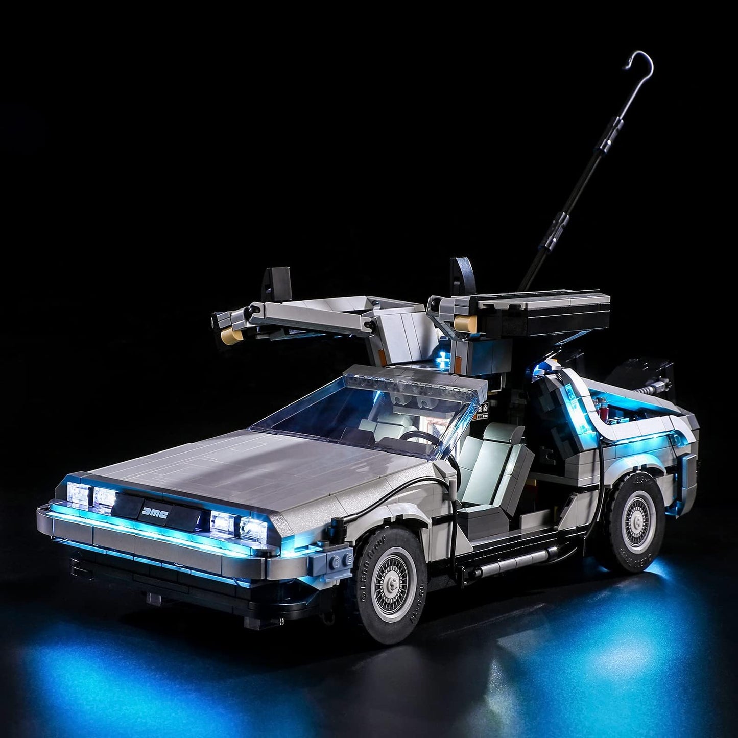 Yeabricks Led Light Kit For Lego - Creator Expert Back To The Future Time Machine Building Blocks Model, Led Light Set Compatible With 10300(Lego Set Not Included)