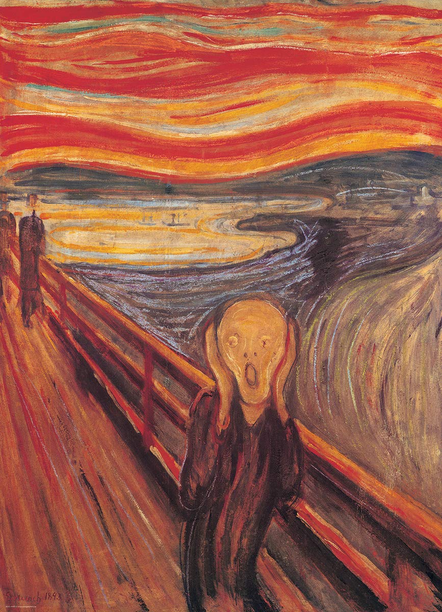 Eurographics The Scream By Edvard Munch Puzzle (1000-Piece), (Model: 6000-4489)
