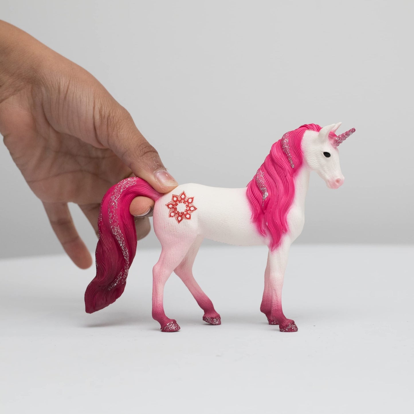 Schleich Bayala, Unicorn Toys For Girls And Boys, Mandala Unicorn Mare Unicorn Figurine, Pink, Ages 5+