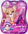 Teacup Doggies Fashion Set Purple Pink Satin