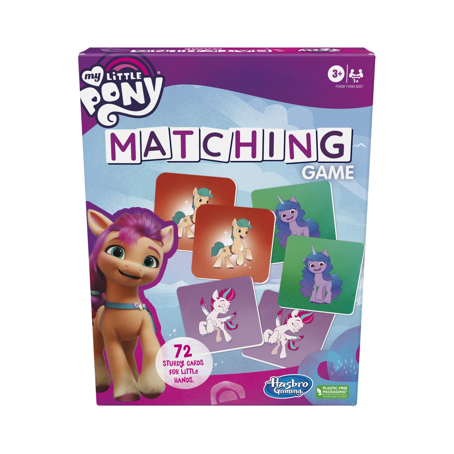 Hasbro Gaming My Little Pony Matching Game For Kids | 1+ Players | Preschool Board Games For Clasroom | Back To School Gifts | Ages 3+