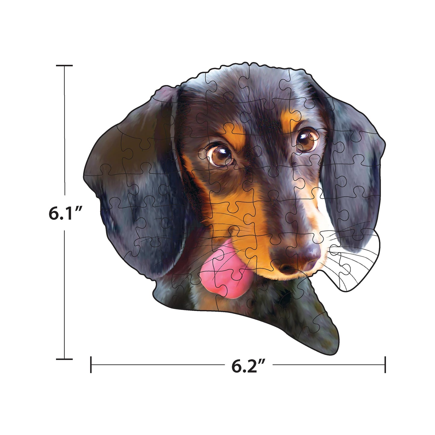 RoseArt 500 Piece Dog Selfies Jigsaw Puzzle - Multi-colored Paper Puzzle for Adults, Model 0079ZZAA