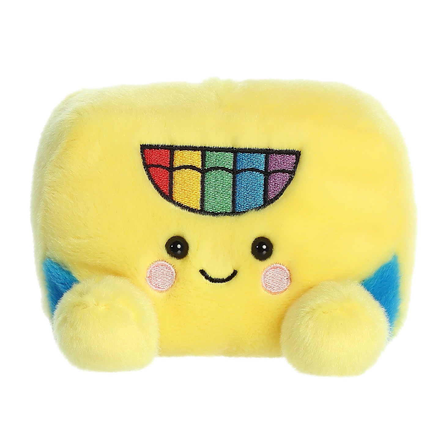 Aurora Adorable Palm Pals Doodle Crayon Box Stuffed Animal - Pocket-Sized Play - Collectable Fun - Yellow 5 Inches