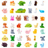 42 Pcs Mini Resin Animal 42 Tiny Resin Animals Miniature Little Small Animal Figurines for Micro Fairy Garden Landscape Accessories Dollhouse Hide Crafts Decor Aquarium Toys