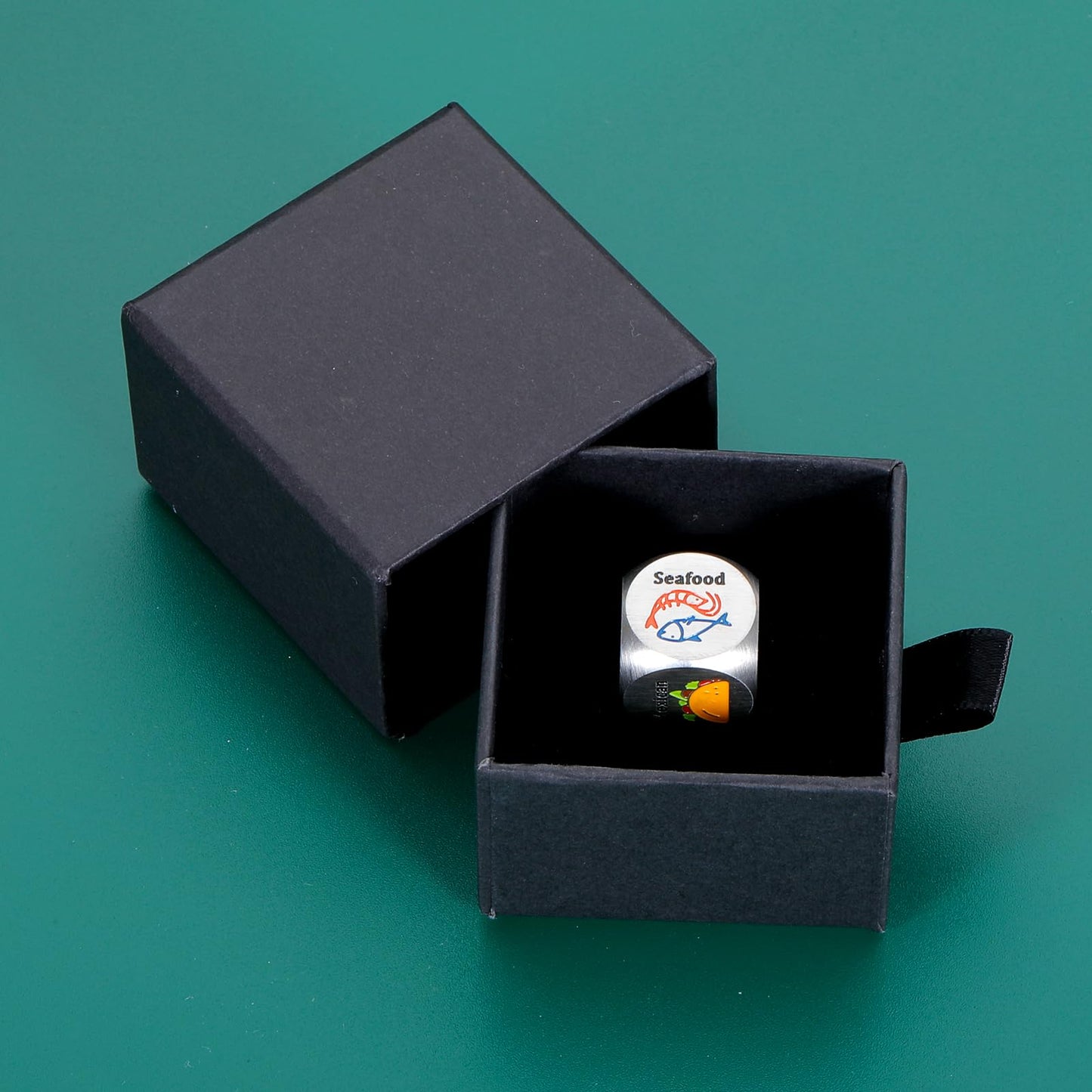 Food Decision Dice for Couple 25th Anniversary Day Gifts for Couple 11th Anniversary Steel Gifts Bridal Shower Gifts Couple Game