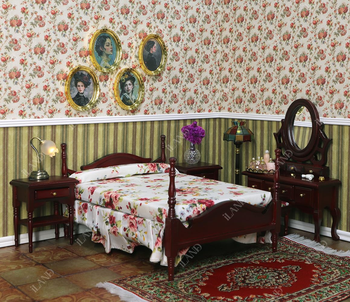 Iland Originality Dollhouse Wallpaper 39 * 15.7 Inch, Dollhouse Accessories On 1:12 Scale Or 1:6 Scale (Fragrant)