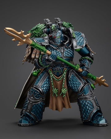 JoyToy Warhammer 40K Genuine License 1:18 Action Figure Alpha Legion Alpharius Primarch of The XXth Legion 6.22 inch Collectible Action Figures Sets