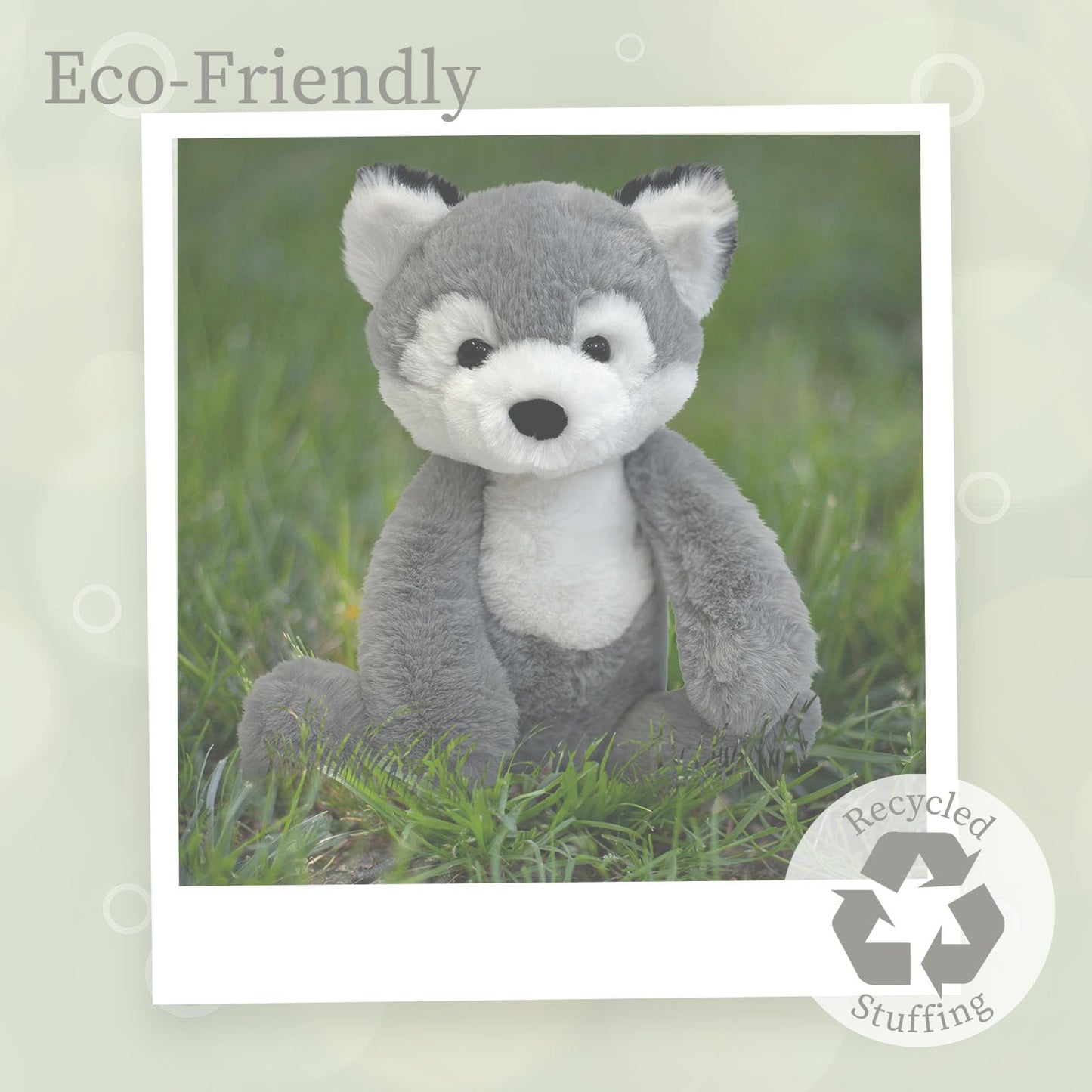 Worlds Softest Plush Wonder Wolf, Lushee, Large, 16 Stuffed Animal for Baby, Toddler, Kids, Adults, Wolf Plush Toy Soft, Huggab