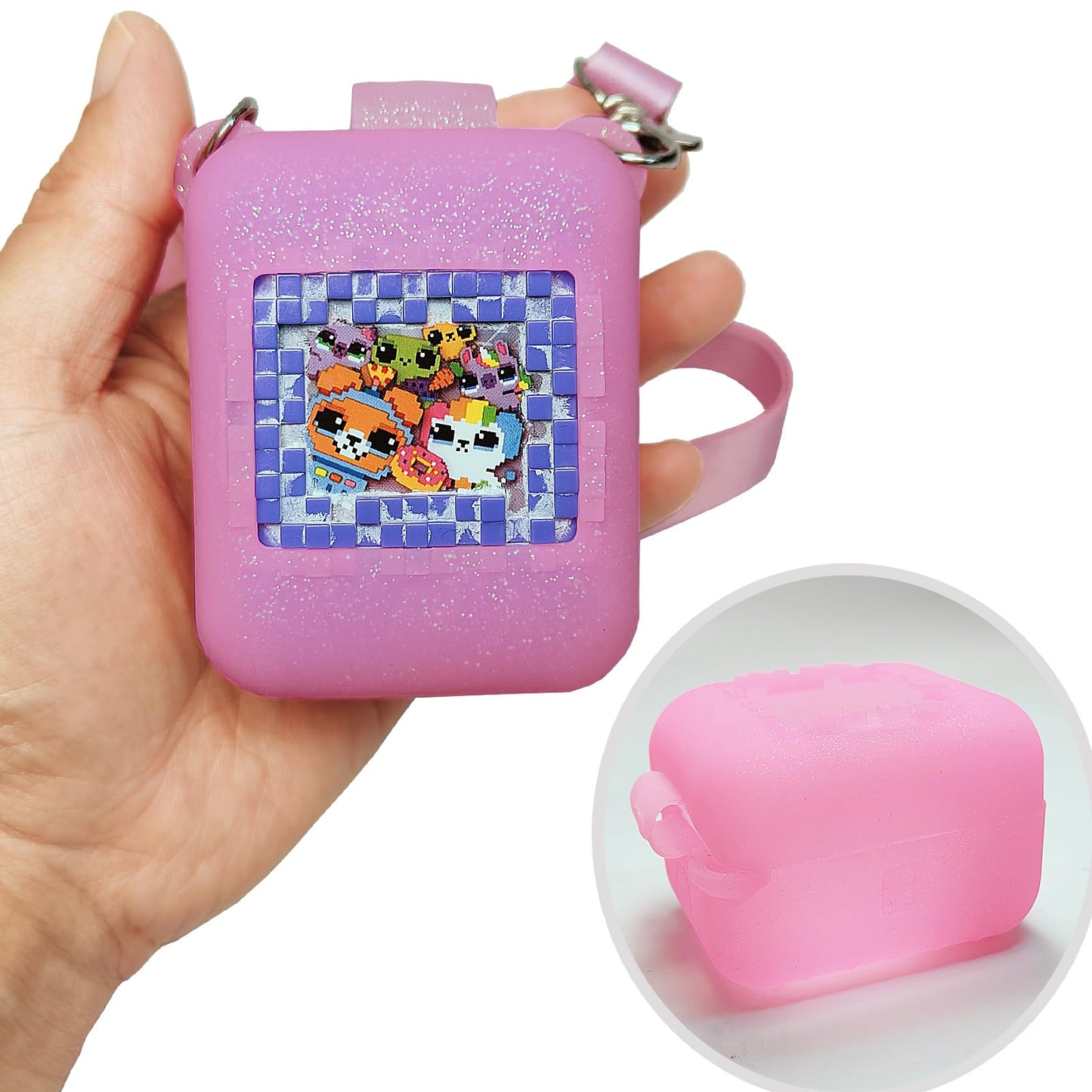 Xegimor Silicone Case For Bitzee Interactive Toy Digital Pet Case, Protective Skin Cover For Bitzee Virtual Electronic Pets Lany