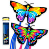 Doinfly Butterflys For Kids, Beautiful Kite Easy To Fly For Beginners With 328 Ft Line & Line Winder, Easy To Fly For Beach Trip
