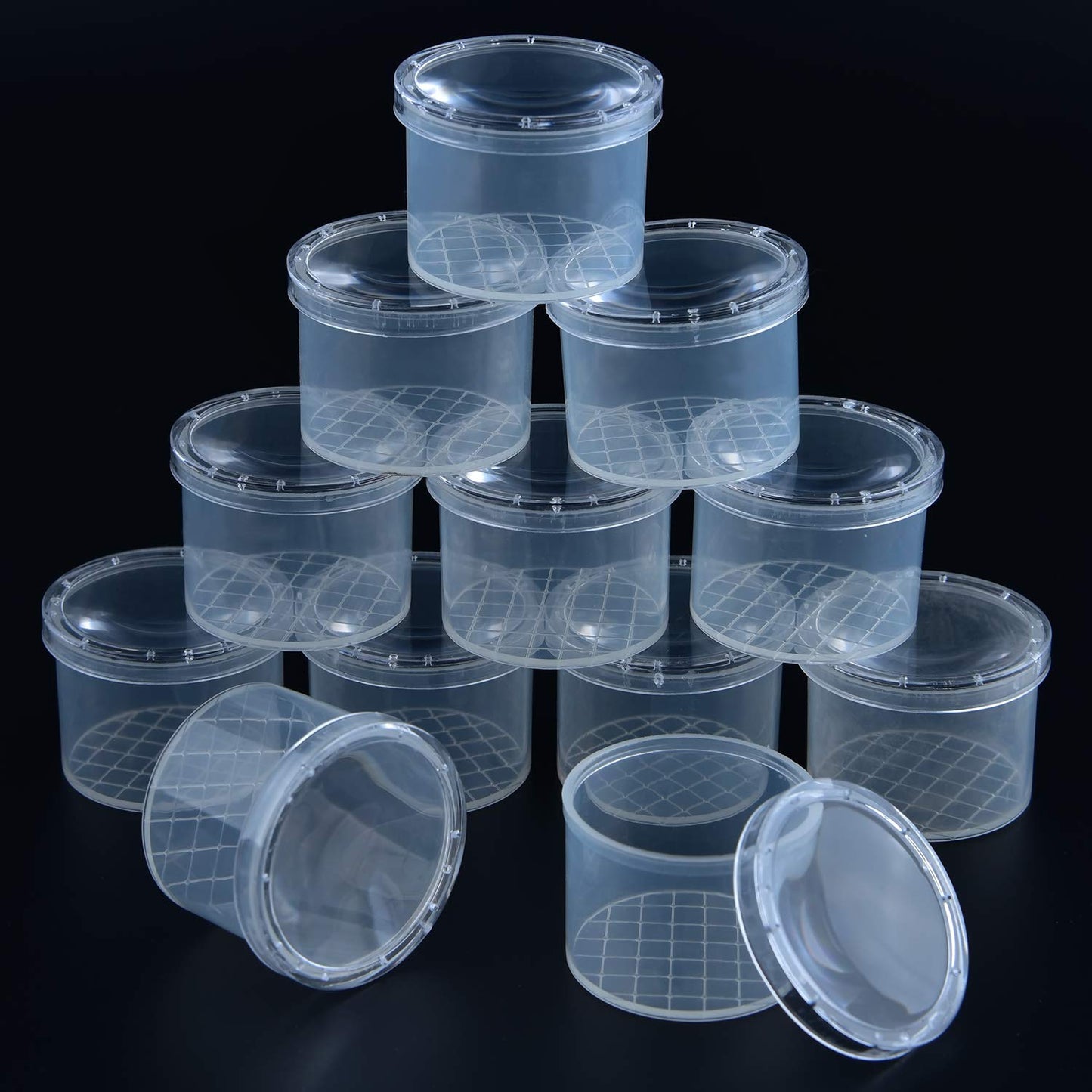 Coopay 40 Pieces Bug Viewer Critter Insect Cage Magnifying Insect Box Bug Magnifier Container Catcher Cage, Kids Science Nature