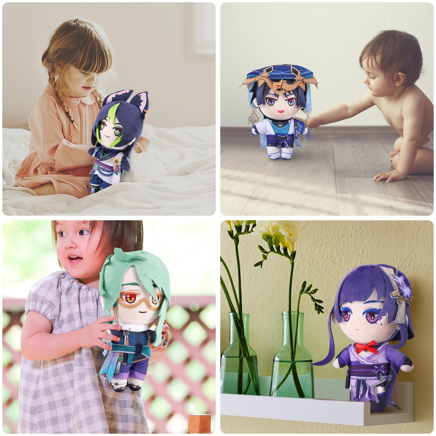 Genshin Impact Character Plush Doll, Plushie Stuffed Doll, Costume Plushy Props For Genshin Fans (Baizhu)