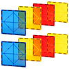 Gemmicc 8 Pcs Large Magnetic Tiles,Jumbo Magnet Base Plates,Stem Magnetic Building Blocks For Kids Boys Girls