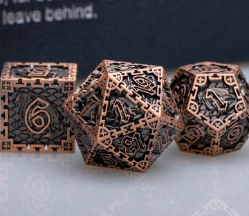Dungeons and Dragons DND Metal Dice Set with Gift Box, ARUOHHA Role Playing Dice Polyhedral Dice 6 Sided D&D Dice Set for RPG Pa