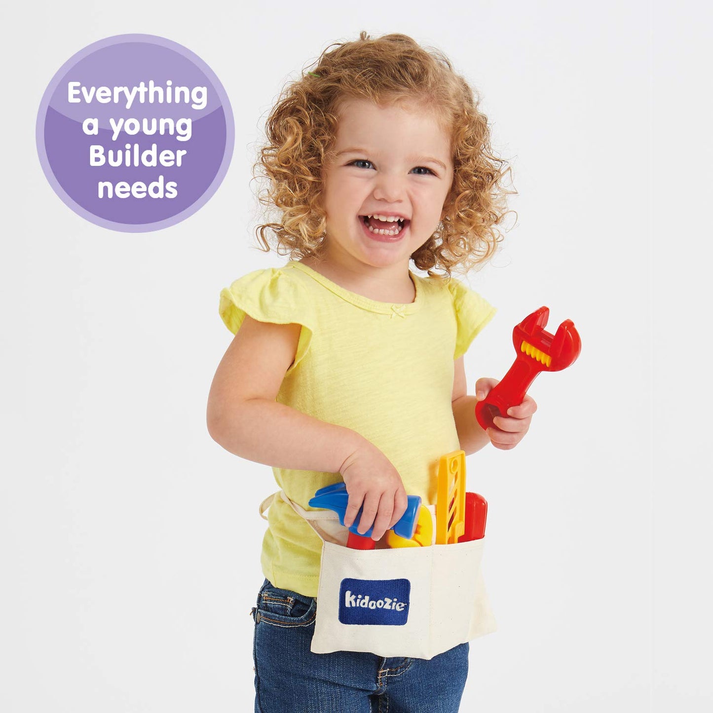 Kidoozie G02097 Little Builder Tool Belt Toy