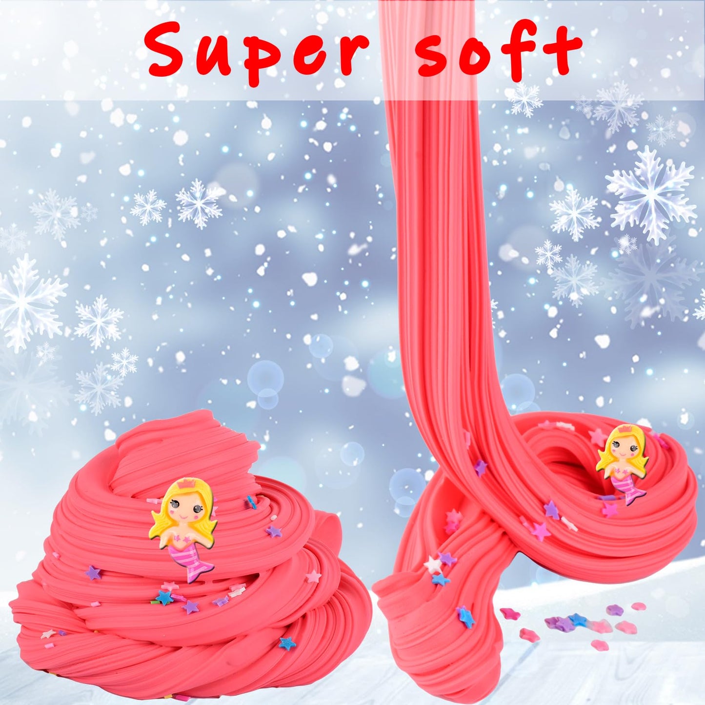 Unicorn Butter Slime,3 Pack Large-Capacity Slime, Slime Party Favors, Soft, Non-Sticky, Premium Diy Scented Slime For Boys Girls