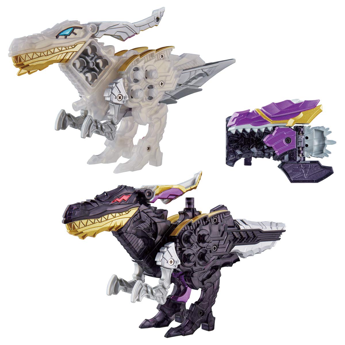 Kishiryu Sentai Ryusoulger Kishiryu Series 08 & 09 Dx Shine Raptor & Shadow Raptor Set